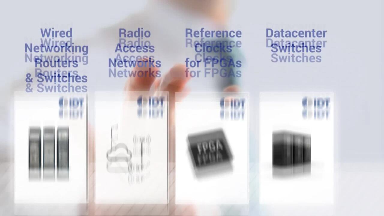 IDT ClockMatrix™ Timing Solution for 100Gbps Interface Speeds (IEEE 1588, OTN, and SyncE)