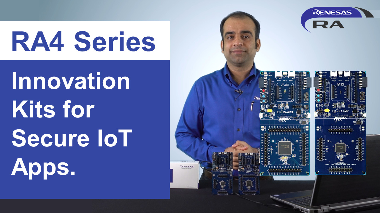 RA4 Series Kits for Renesas Advanced (RA) Microcontrollers