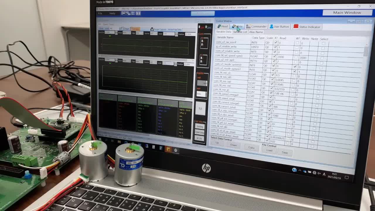 Evaluation Environment for Dual Motor Control by Using the Renesas RA Family RA6T1 Group