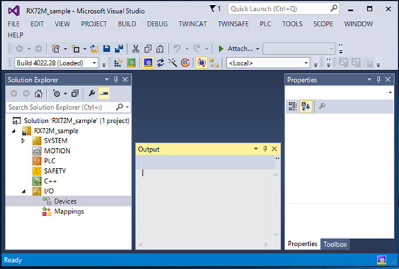 visual studio screen