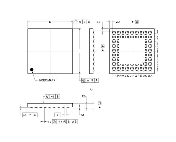 Reference symbols and dimension examples