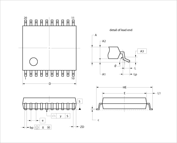 Package Dimension SOP