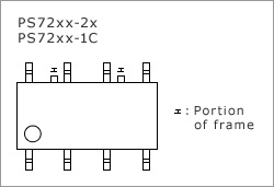 Avoid shorting between portion of frame and leads