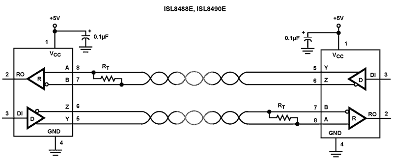 ISL848xE_ISL849xE Functional Diagram
