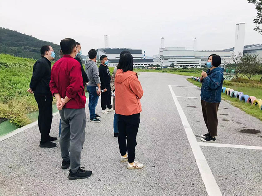 Visit to waste treatment facility (Suzhou Factory)