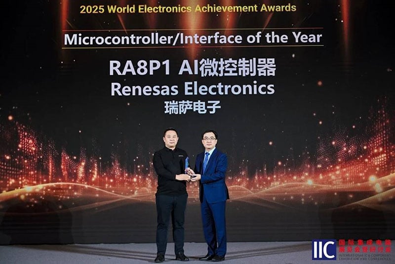2025 World Electronics Achievement Award - RA8P1 2025 World Electronics Achievement Award - RA8P1
