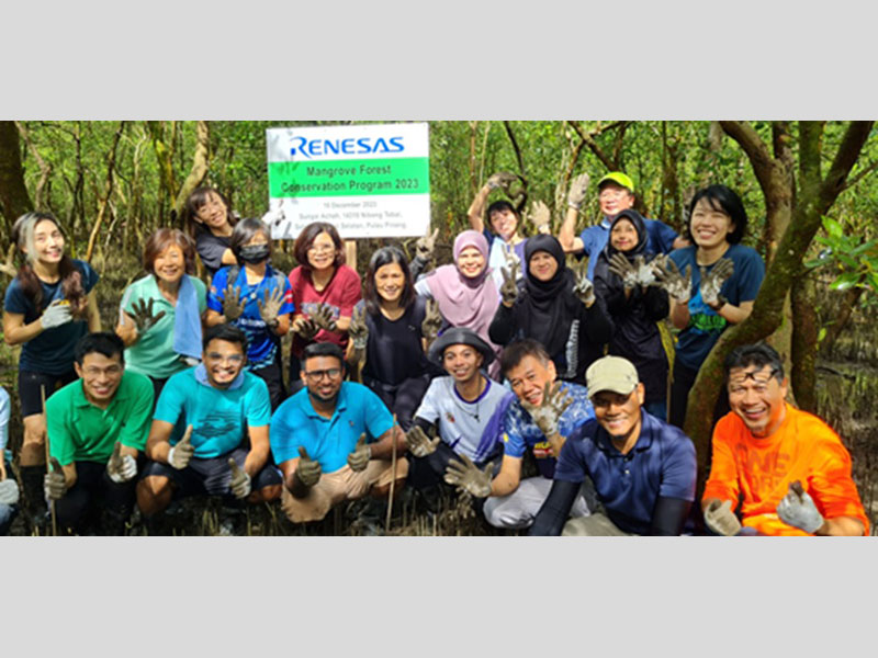 Planted approximately 100 mangrove trees (Penang FIZ3 Site)