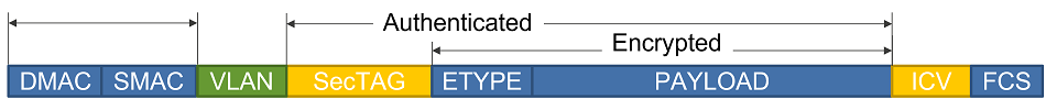 Figure4 VLAN aware MACsec frame format