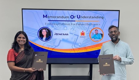 Malini Narayanamoorthi, Renesas and Prof. B.S. Murty, IITH