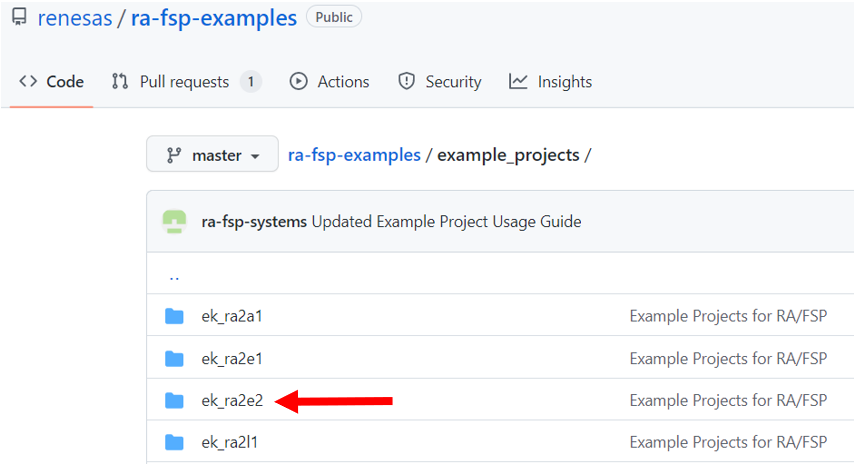 Using Example Projects to Support RA MCU Designs6