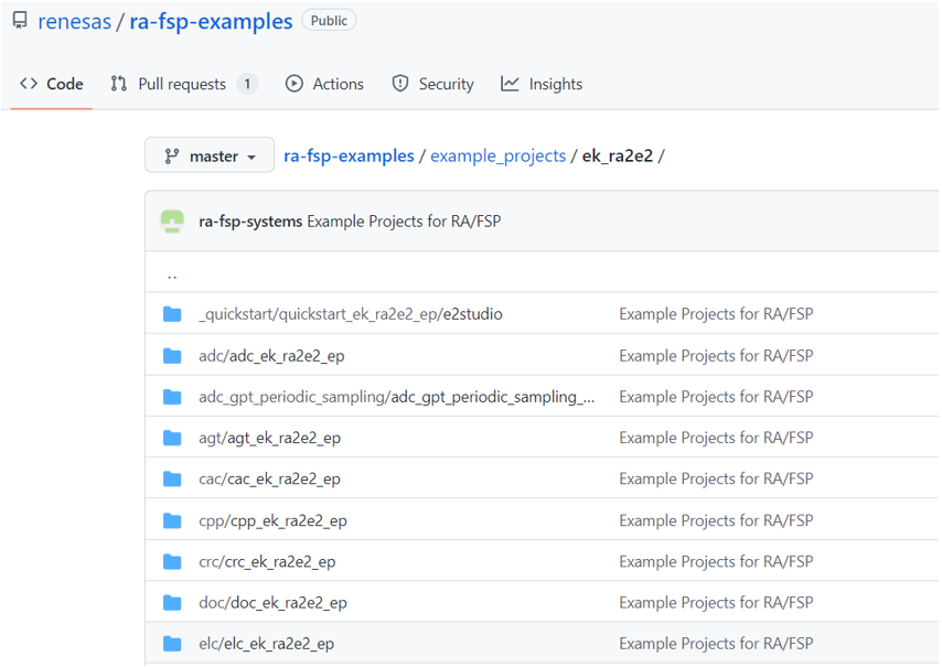 Using Example Projects to Support RA MCU Designs7