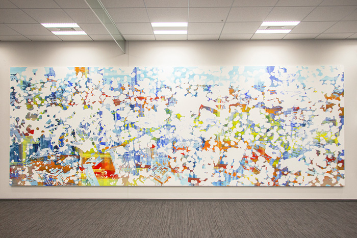 Photo of Kotori Nakamura's completed mural