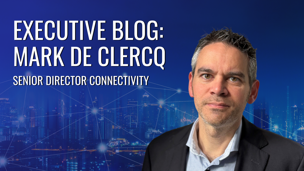 Image of Mark De Clercq with his title.