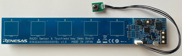 RA2E1 Sensor & Touchless Key Demo Board