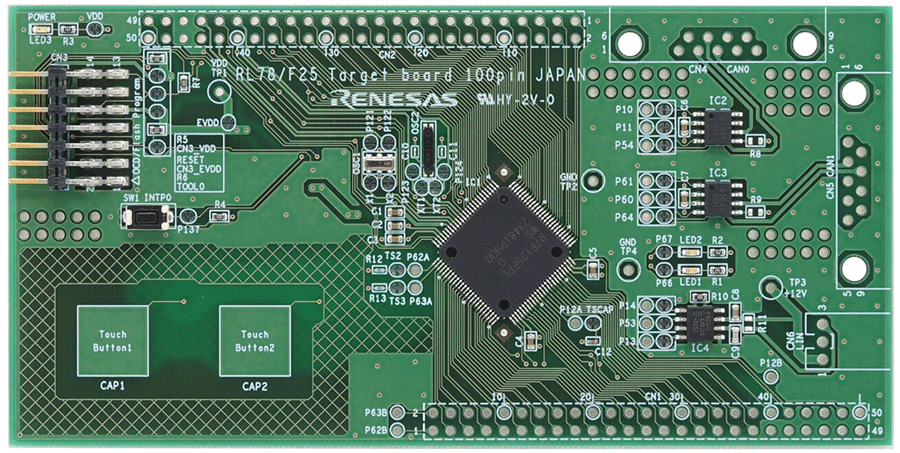 RL78/F25 Target Board (RTK7F125FPC01000BJ)