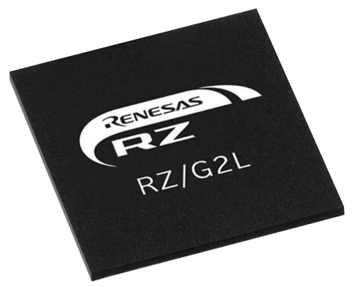 RZ/G2L MPU RZ/G2L 64-bit general-purpose microprocessor chip image.