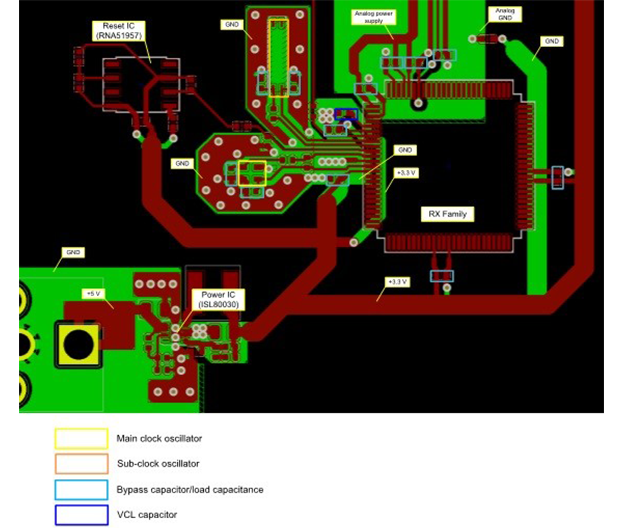 Example Wiring Pattern (Two-Layer Board)