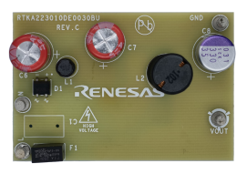 RTKA223010DE0030BU High Voltage Buck Converter Evaluation Board - Top