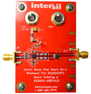 ISL55210-ABEVAL1Z Active Balun Configured High Speed Differential Amp Eval Board