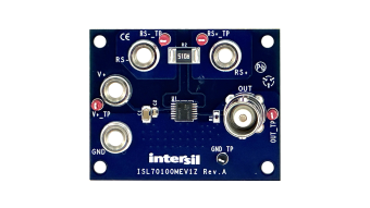 ISL70100MVZEV1Z Evaluation Board - Top