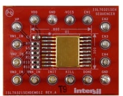 ISL70321SEHDEMO1Z Rad Hard Sequencer Demonstration Board - Top