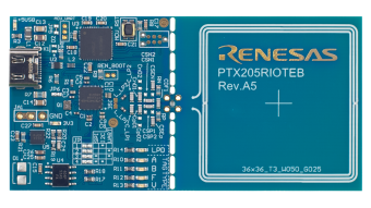 PTX205RIOTEB Evaluation Board - Top