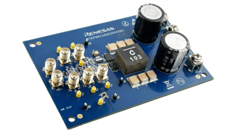 Angled view of RTKP6815xDE00000BC evaluation board.