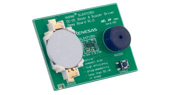 DC/DC Boost Converter & Buzzer Driver Reference Design Board
