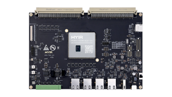 MYC-YT2HX SoM board by Myir.