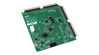 Angled view of MCB-RX14T board.