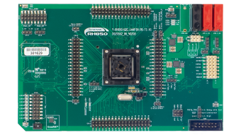 Top view of Y-RH850-U2C-144PIN-PB-T1-V1 board.