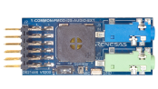 Y-COMMON-PMOD-I2S-AUDIO-EXT扩展板的顶视图。