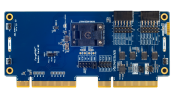 ForgeFPGA 插槽卡 #2 的顶视图。