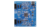 RAA2P-COMBOARD 通信板的顶视图。