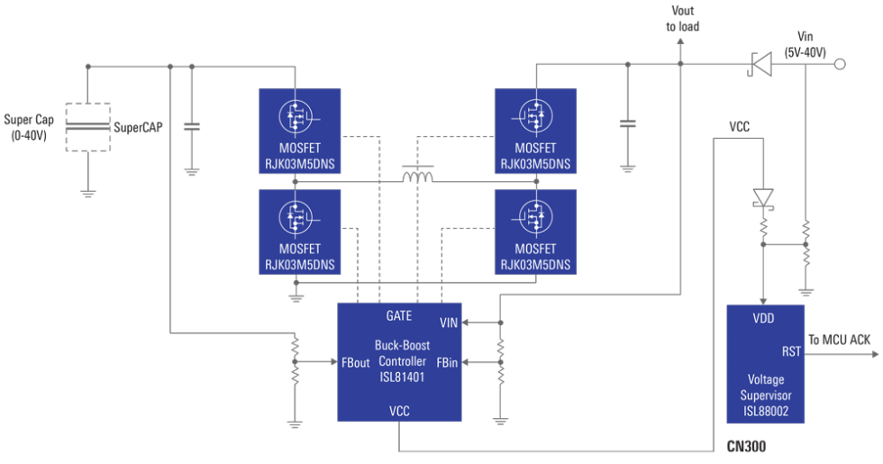 smart-terminal-backup-power-system-block-diagram
