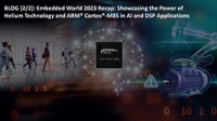 Embedded World 2023 Recap: Showcasing the Power of Helium Technology and ARM® Cortex®-M85 in AI and DSP Applications