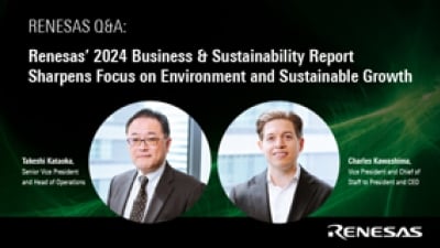 Renesas' 2024 Business & Sustainability Report Sharpens Focus on Environment and Sustainable Growth Blog Image