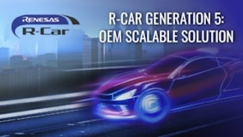 R-Car Generation 5: OEM Scalable Solution Blog Image