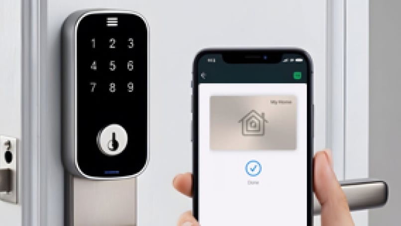 Image of a smart lock for the "Addressing Technical Challenges in Next-Gen Smart Lock Design" blog.