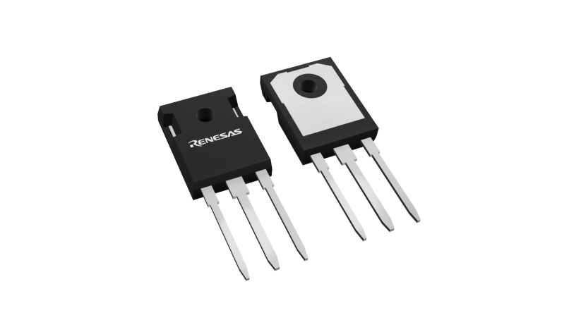 3D illustration featuring top and bottom views of TO-247 chip package with 3 lead count.