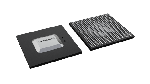 3D illustration featuring top and bottom views of FBGA IC chip package with 625 lead count