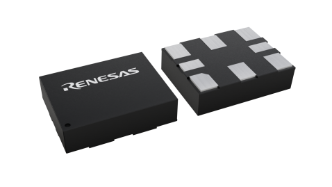3D illustration featuring top and bottom views of LGA IC chip package with 8 lead count.