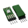 3D illustration featuring top and bottom views of Board IC chip package with 0 lead count.