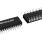 3D illustration featuring top and bottom views of CERDIP IC chip package with 28 lead count