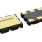 3D illustration featuring top and bottom views of CLCC IC chip package with 6 lead count.