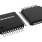 3D illustration featuring top and bottom of LFQFP ic chip package with 48 leads