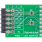 Photo of the top of the Pmod LED Adapter board.