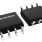 3D illustration featuring top and bottom views of SOIC chip package with 8 lead count.