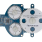 Top view of WS129-SAS-REFZ reference design inductive position sensor board.