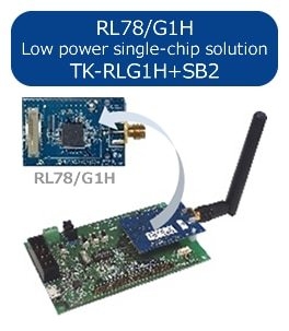 RL78/G1H Low power single-chip solution TK-RLG1H+SB